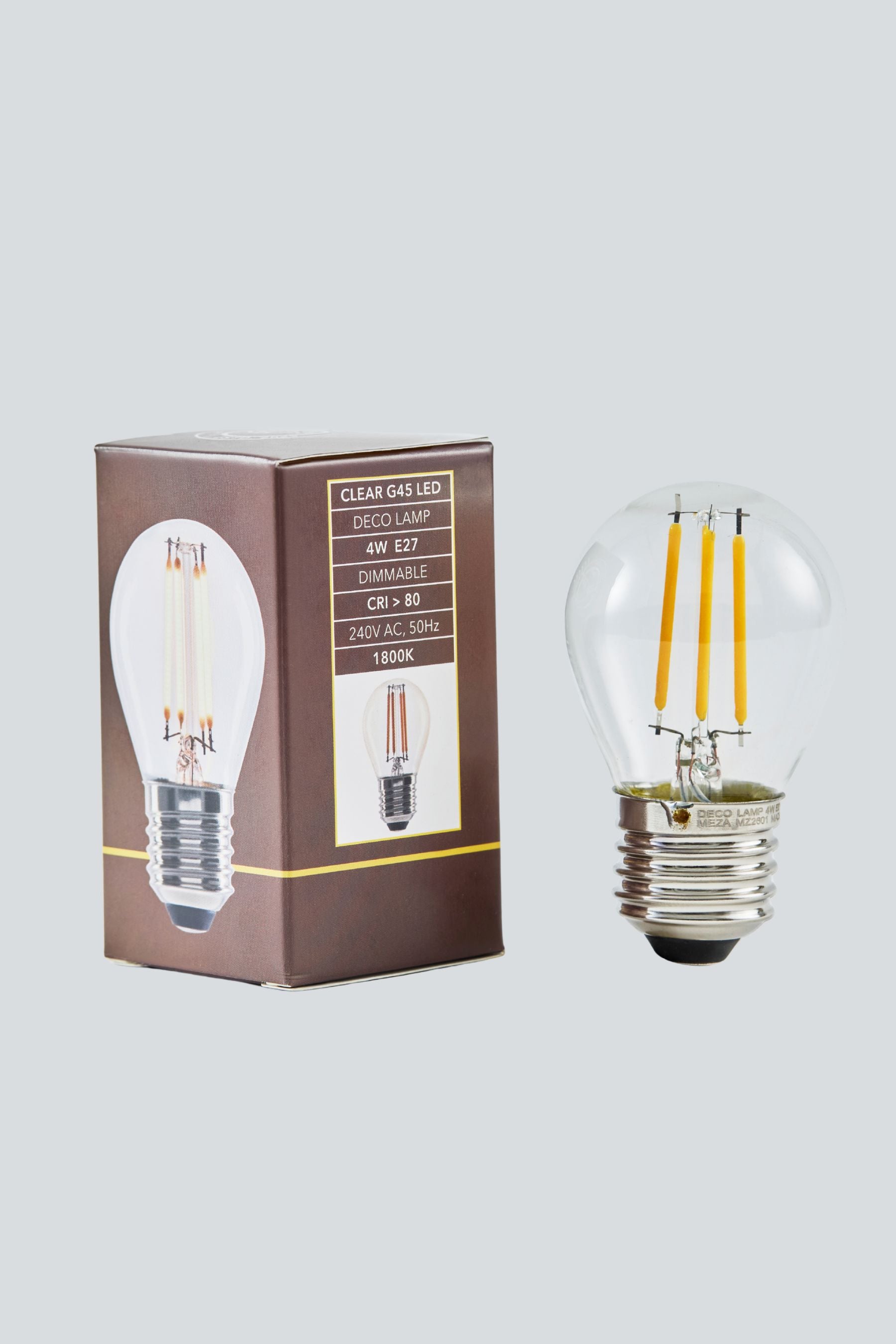 Deco Bulb G45 1800K Dimmable (Pack of 4)