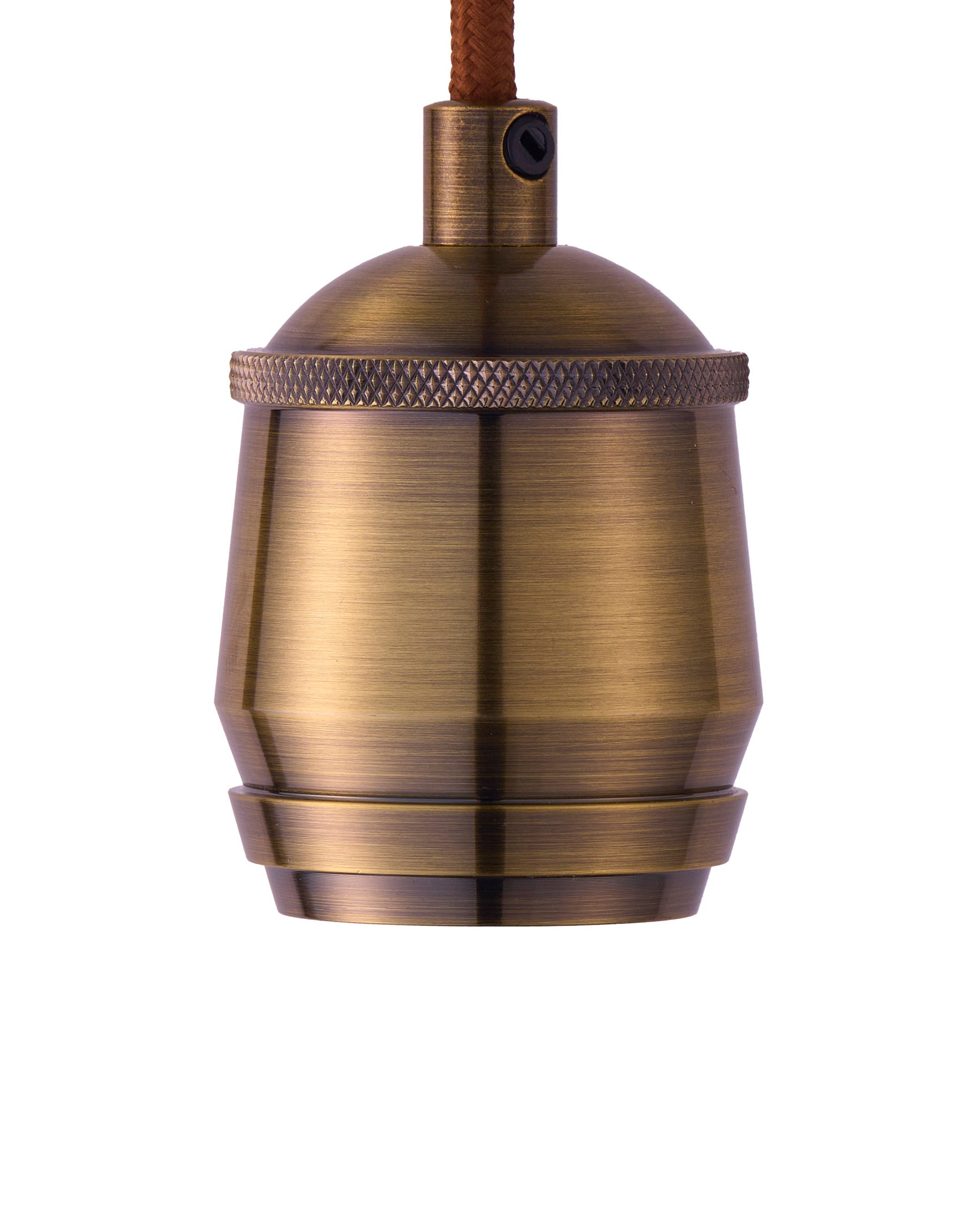Drop Trio Forge Black Pebble (Antique Brass Holder)