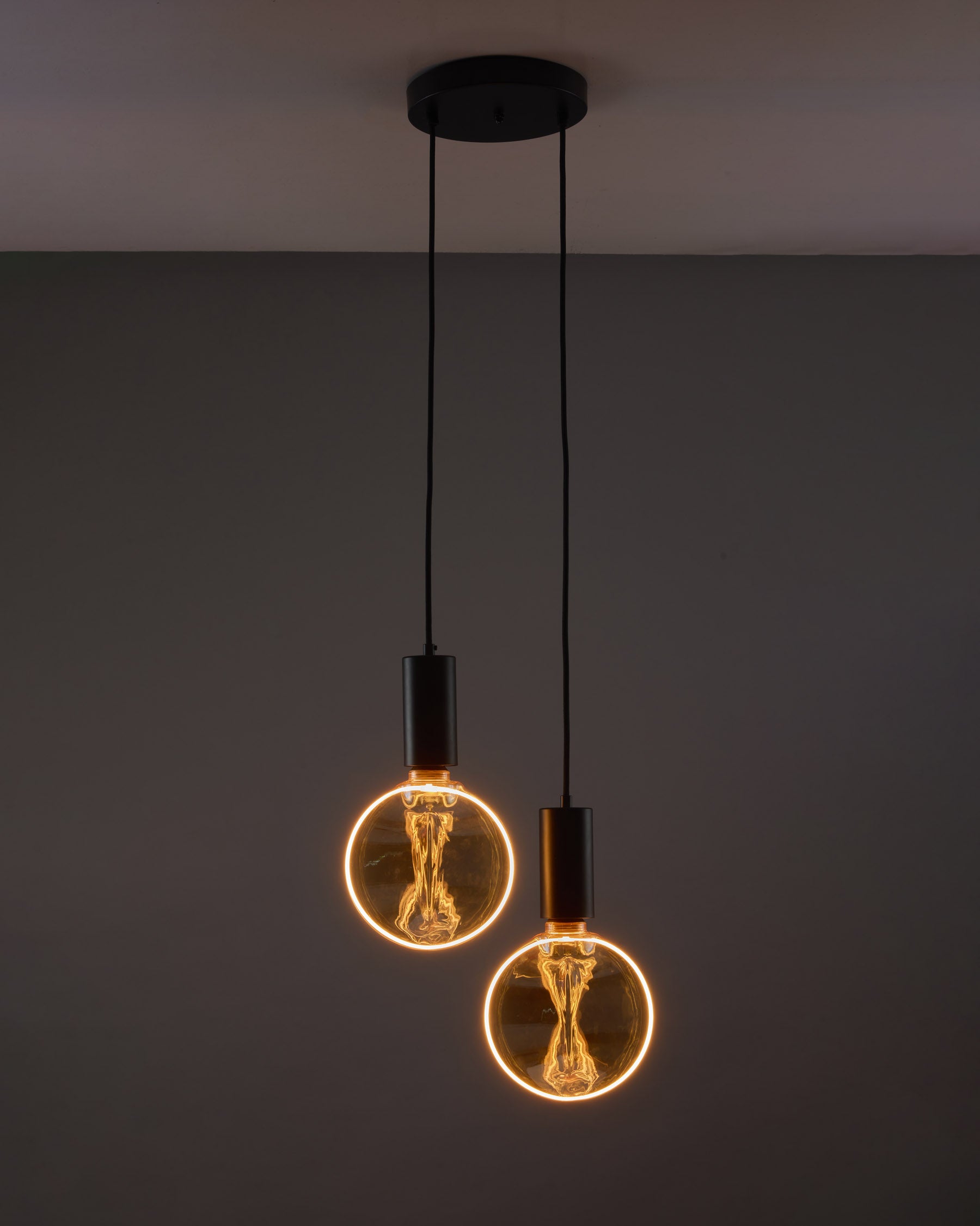 Drop Duo Forge Black Halo Big Amber (Big Gold Holder)