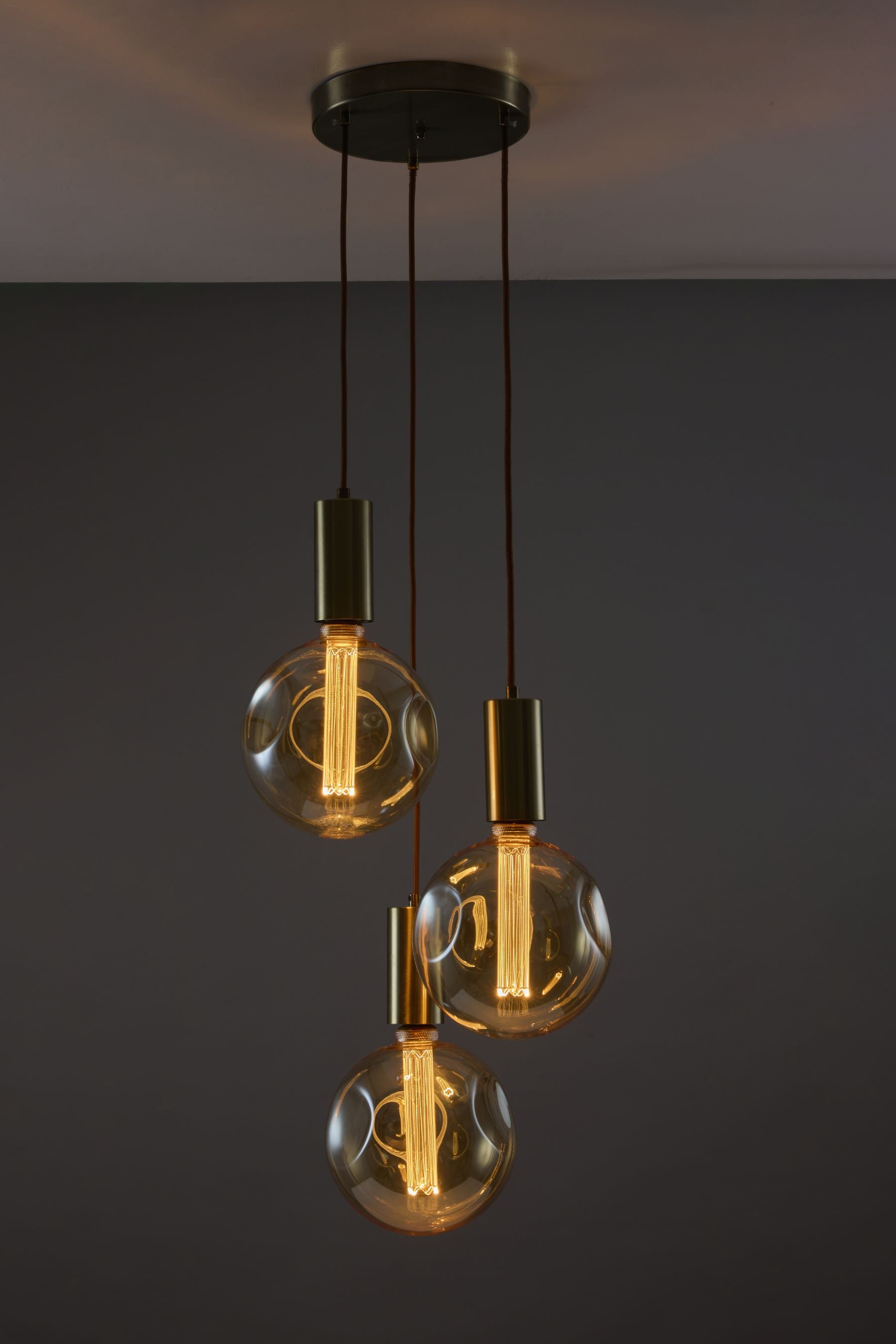 Drop Trio Forge Black Dimple Amber (Big Black Holder)